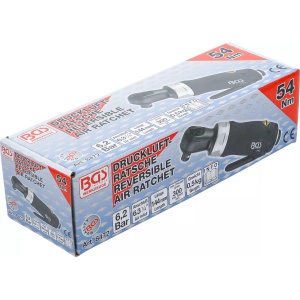 Cliket pneumatic extra scurt, antrenare 1/4", moment de strangere max. 54 Nm, BGS 8472 - Img 6