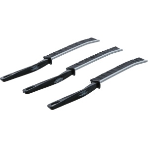 Complect de perii pentru colțuri cu peri duri, lungime 230 mm, 3 piese, BGS 50915 - Img 2
