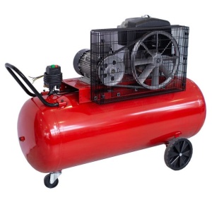 Compresor aer cu piston, butelie 270 litri, presiune max.10 bari, alimentare 380 V, putere 4Kw, Fini BK114-270-5.5 - Img 3