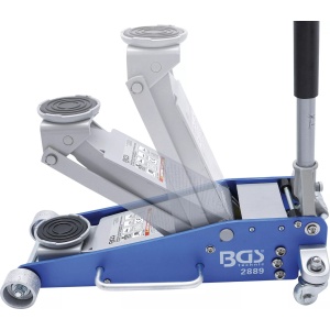 Cric crocodil 2.5 tone, inaltime min. 100mm, inaltime max. 460mm, lungime 640mm, inaltime 285mm, greutate 26.6Kg, BGS 2889 - Img 2