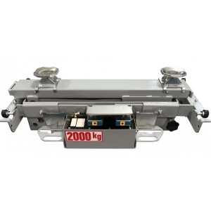 Cric de canal hidraulic cu actionare manuala, sarcina max. 2 tone, Space SCVSG.J20NX.901941