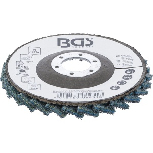 Disc şlefuire evantai Pâslă Ø 115 mm Granulaţie 240 - Img 3