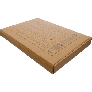 Echipare pentru dulap 3/3, Set de chei tubulare de impact, hexagonale, antrenare 3/8" si1/2", 8 - 32 mm, 73 piese BGS 74742 - Img 3