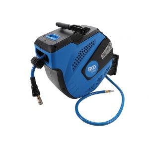 Furtun aer comprimat cu derulator automat, lungime 12 m, BGS 3323 - Img 1