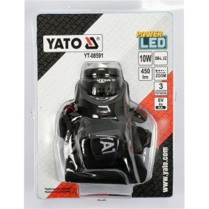 Lanterna de lucru cu fixare pe cap, acumulator 10W, Yato YT-08591 - Img 7