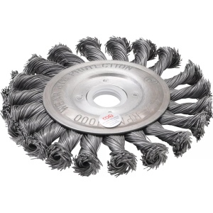 Perie de sarma rotativa pentru flex cu diametru 115, interior 22.2, BGS 3985