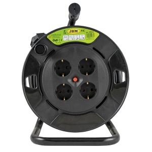 Rola prelungitor cablu electric 3 x 1.5 mm, lungime 25 m, JBM 51033 - Img 5
