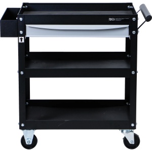 Servanta mobila pentru scule cu 1 sertar si 3 polite, 375x460x55 mm, BGS 4200 - Img 2