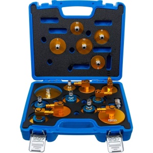 Set adaptoare pentru inlocuit lichid de frana, 17 piese, BGS 74664