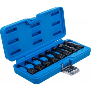 Set biţi de impact Inbus cu cap sferic 6 - 19 mm, lungime 75 mm, antrenare 1/2", 8 piese, BGS 5488 - Img 3