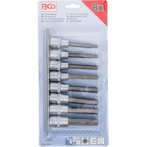 Set biţi Inbus 5 - 13 mm cu tubulara 1/2", 8 piese, BGS 5176 - Img 3