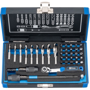 Set burghie elicoidale și burghie, HSS-G M2 / S2, 1/4" 6 puncte, 38 buc., Condor 39600 - Img 2