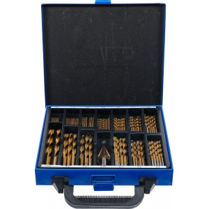Set burghie HSS titan, 119 piese, 44936 mm, BGS 2009