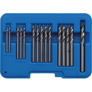 Set burghie pentru nituri oarbe HSS 2,4 - 6,4 mm, 15 piese, BGS 2097