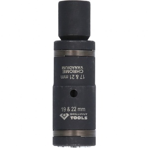 Set capete de tubulara cu clichet de forta, 1/2 "4 in 1, 2 buc, Brilliant Tools BT691011 - Img 2