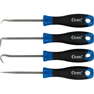 Set cârlige, lungime totala 160 mm, lungime lama 80 mm, 4 bucati, Condor 1590 - Img 1