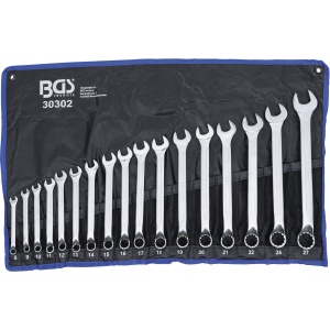 Set chei combinate,17 piese, 45165 mm, BGS 30302