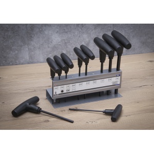 Set chei Imbus in Inch 3/32"-3/8" cu maner T, 10 piese, BGS DIY 7099 - Img 3