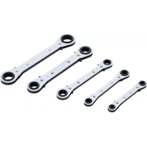 Set chei inelare drepte cu clichet 6 x 8 -19 x 22 mm, 5 piese, BGS DIY 1450 - Img 5