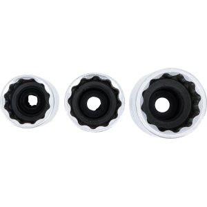 Set chei pentru bujii in 12 colturi, 14 - 16 - 18 mm cu antrenare 10 mm (3/8")mm, 3 piese, BGS 6858 - Img 2