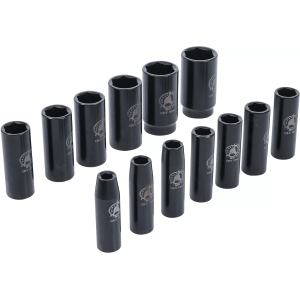 Set chei tubulare de impact, Antrenare 12,5 mm (1/2"), 10 - 32 mm, 13 piese, BGS DIY 95207 - Img 2