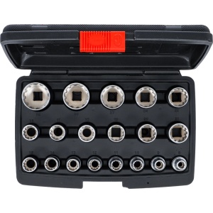 Set chei tubulare Gear Lock | 12,5 mm (1/2") | 19 piese, BGS 95101 - Img 4