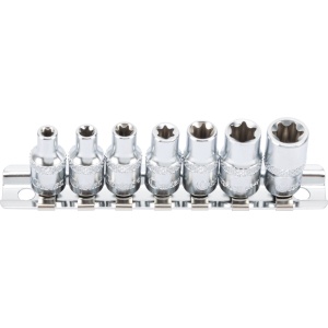 Set chei tubulare, xcess p., 7 bucăți, 1/4", profil E E4-11, Condor 23111