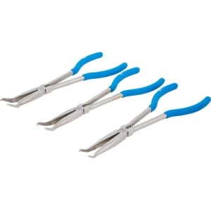 Set cleşti pentru bujii, cu vârf inelar, 3 piese, BGS 70970 - Img 2