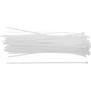 Set coliere pentru cablu | alb | 4,8 x 300 mm | 50 piese, BGS DIY 80772 - Img 2