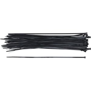 Set coliere pentru cablu | negru | 4,5 x 350 mm | 50 piese, BGS DIY 80877 - Img 2