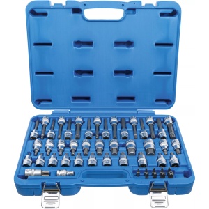 Set cu biti Imbus, Torx, Spline (XZN), antrenare cu tubulara 1/2", 49 piese, BGS 5188 - Img 1