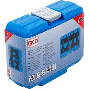Set cu biti Torx de impact T20 - T70, lungime 42mm, antrenare 1/2”, 9 piese, BGS 5486 - Img 4