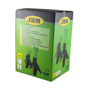 Set de 2 capre sustinere caroserii, capacitate 6 tone, JBM 53845 - Img 3