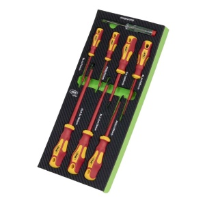 Set de 8 surubelnite izolate , modul eva in fibra de carbon, JBM 15162 - Img 3