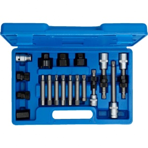 Set de biti si chei tubulare pentru alternator, 18 piese, Brilliant Tools BT571020 - Img 2