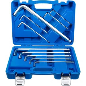Set de chei Imbus tip L Maxi cap sferic 45002 mm| 10 piese, BGS 795