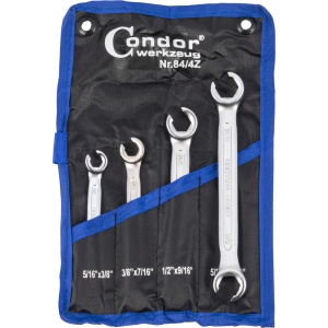 Set de chei inelare pentru conducte in Inch 5 / 16-11 / 16 "4, 4 piese, Condor 84-4Z