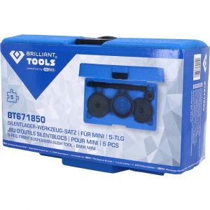 Set de unelte pentru bucse Silent, pentru BMW Mini, 7 buc, Brilliant Tools BT671850 - Img 3