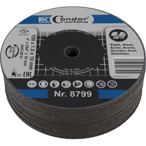 Set discuri abrazive ø 100 mm, 25 buc., Condor 8799-25