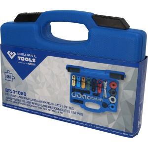 Set dispozitive pentru decuplare conductelor de aer conditionat / sisteme de climatizare, 22 de piese, Brilliant Tools BT531050 - Img 4
