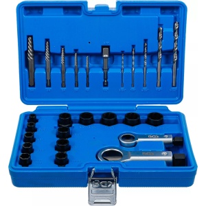 Set extractoare de șuruburi și spargatoare de piulițe, 26 piese, BGS 74581 - Img 2