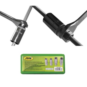 Set extractoare pentru suruburi si prezoane rupte, JBM 52833 - Img 3