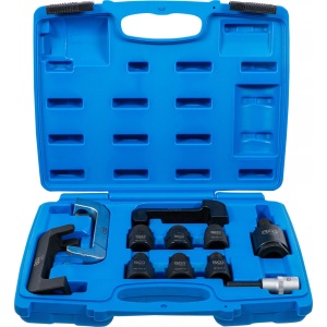 Set extractoare si adaptoare pentru injectoare cu filet interior de : M14x1.0, M17x1.0, M20x1.5, M25x1.0 si M27x1.0, BGS 7777 - Img 1