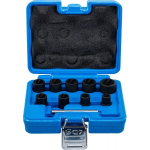 Set extractoare speciale,10 piese, 45218 mm, 3/8", BGS 5265 - Img 1