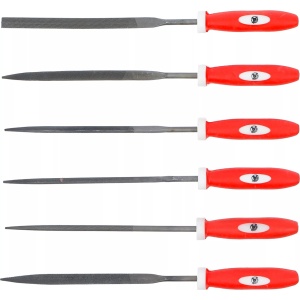 Set mini pile fine cu varf ascutit lungime 140 mm, 6 piese, BGS DIY 1911 - Img 3