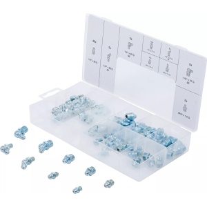 Set nipluri de gresare, Metric / Inch, 70 bucati, BGS 8065-1 - Img 1