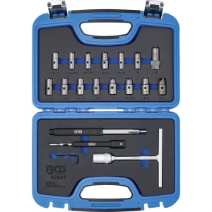 Set pentru corectat scaun de injector, 19 piese, BGS 62607 - Img 4