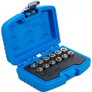 Set pentru etansarea injectoarelor inainte de testul de pierdere a presiunii | Siemens, Bosch, Denso, Delphi | 12 piese, BGS 9540 - Img 2