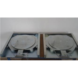 Set platouri rotative fata, dimensiuni 450 x 450 mm, Garage Meister GMFZS-1