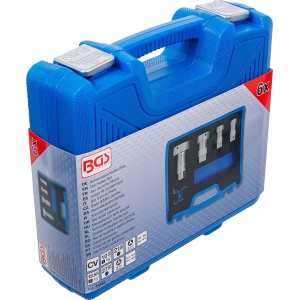 Set portfiliere pentru refacere filete la prezoane de roti, antrenare3/8" - 1/2", 4 piese, BGS 74683 - Img 10
